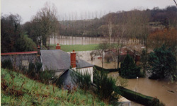 Les inondations à Saint-Germain-sur-Moine